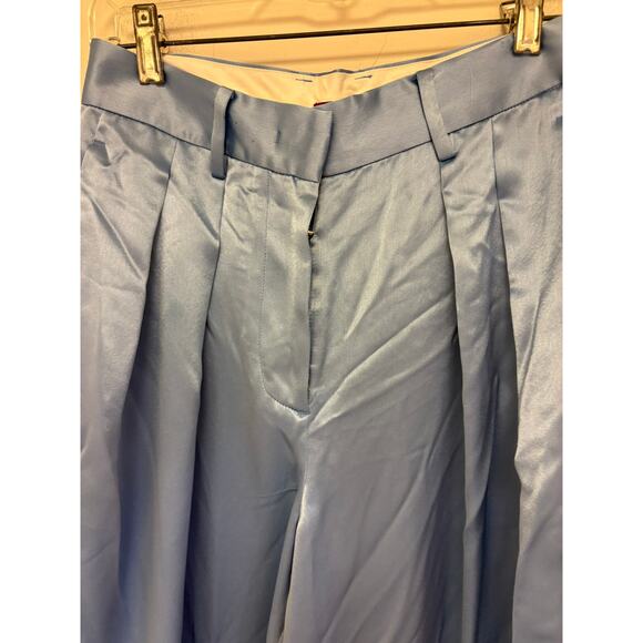 Staud Womens Luisa Pant, Blue - Picture 4 of 9